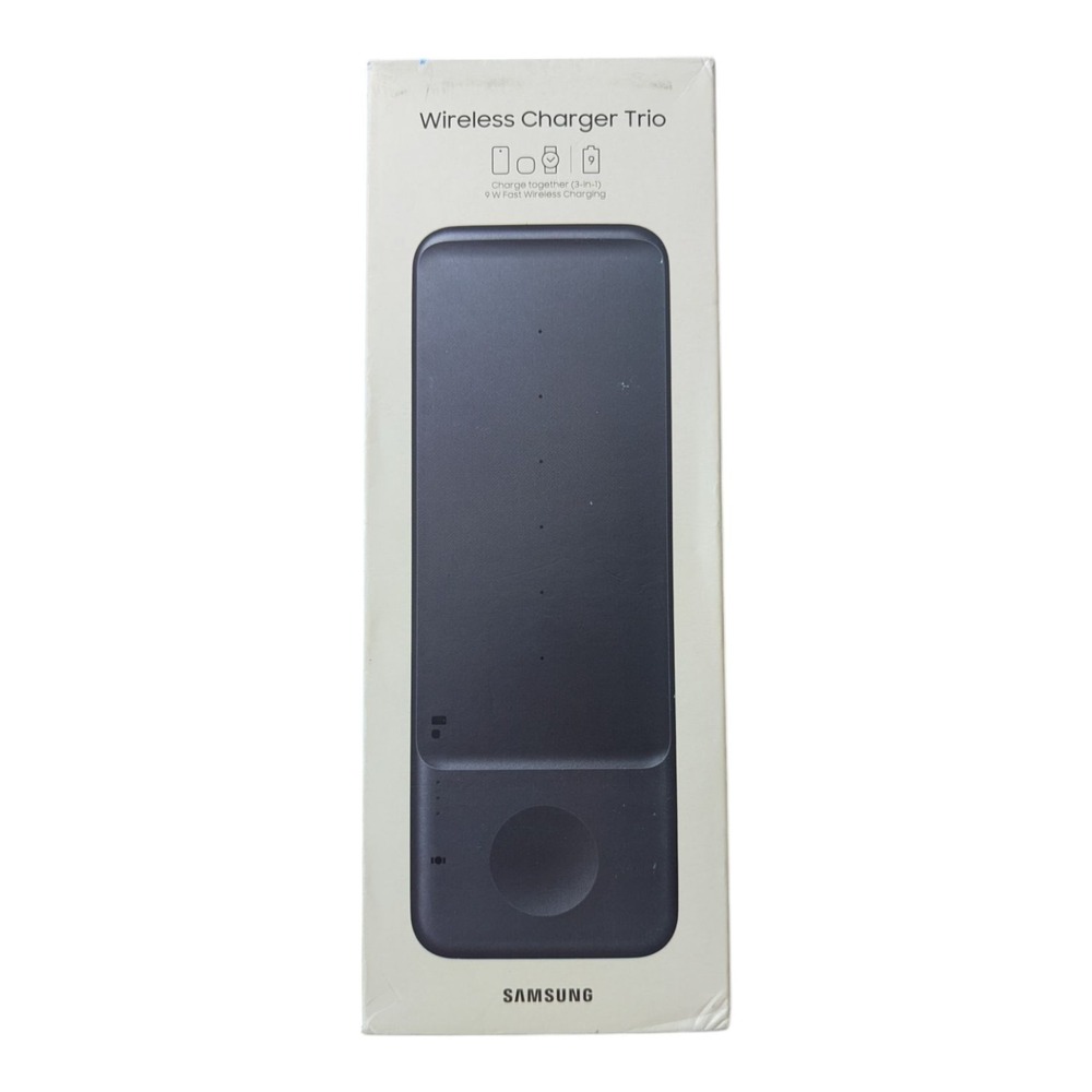 C7.O Samsung Wireless Charger Trio 3-in-1, 9W Fast Wireless Charging BLACK